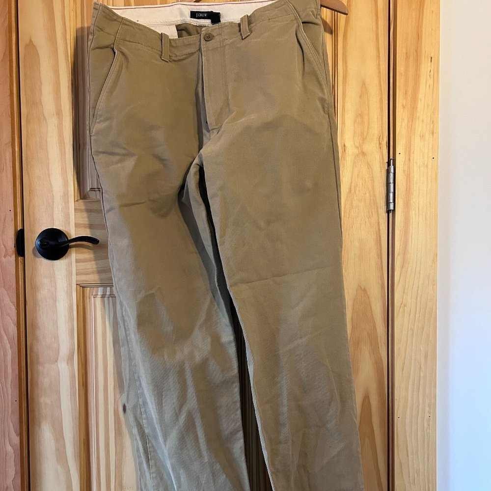 J.Crew 36x34 Khaki Heavyweight Pants